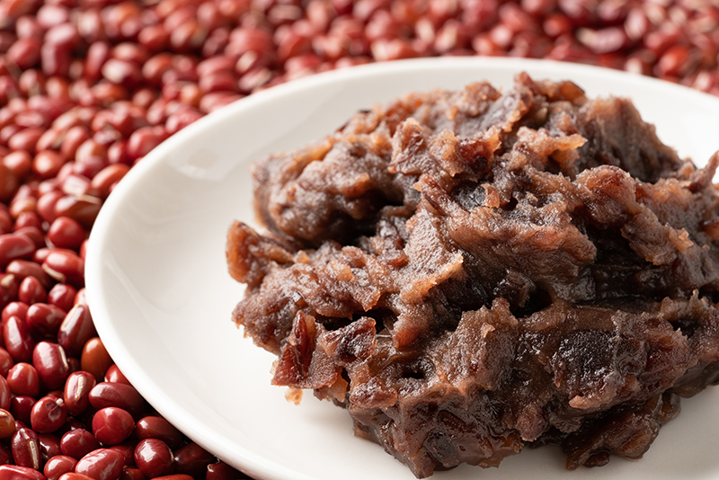 自家製のこしあん・粒あん